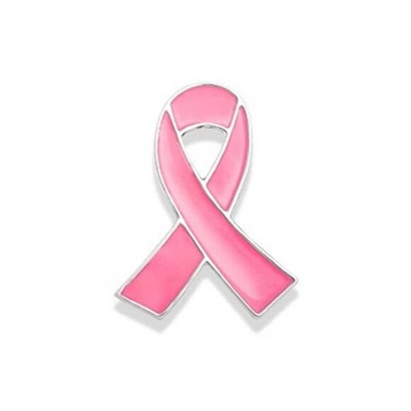 Breast Cancer Ribbon Enamel Pins 5-1 - Picture 1 of 3